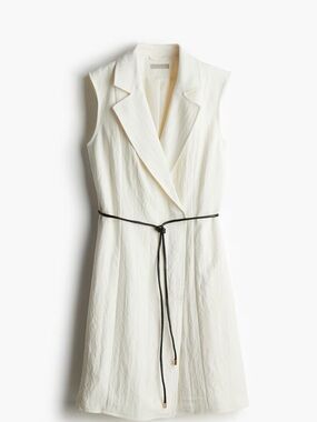 Tie-belt Jacket Dress